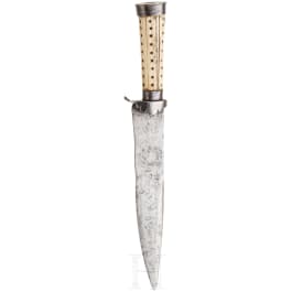 A German hunting dagger, dated 1821