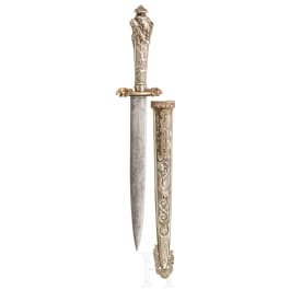 An Argentinean dagger with lion pommel, 19th century