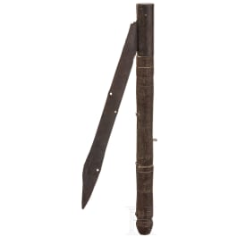 A large French or Spanish folding knife, 19th century