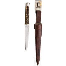 A hunting knife "J&auml;gers Lust und Freunde", circa 1910