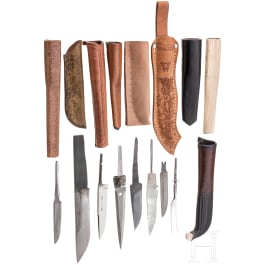 A small collection of German components for custom knives, 20th/21st century