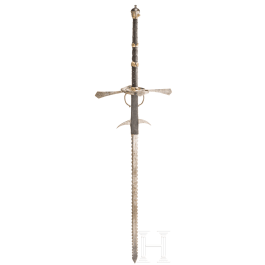 A distinguished two-handed sword from the trabant guard of Prince-Archbishop Markus Sittikus, Salzburg, circa 1612