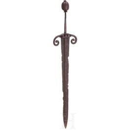A German foot soldier's short-sword, circa 1600