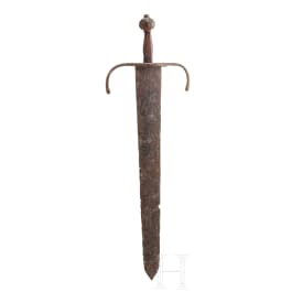 A Saxon sword, circa 1600