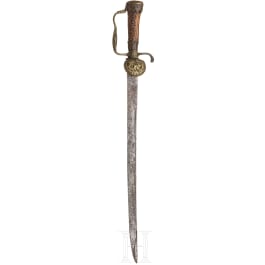 A German hunting hanger, circa 1700