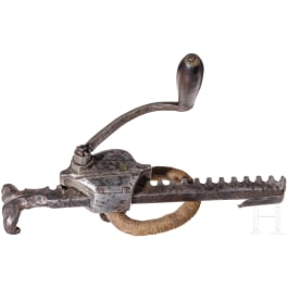 A German Gothic crossbow winch, circa 1500