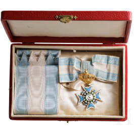 Royal Order of St. Theresa - a cased Cross of the Order, from Bavarian aristocratic property