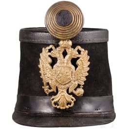 An old-style shako for men of the k.u.k. Infantry, 2nd half of the 19th century