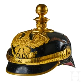 A helmet for Prussian Field Artillery Regt. 10 Officers