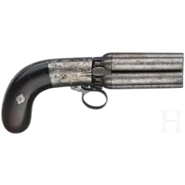 B&uuml;ndelrevolver Mariette, um 1840