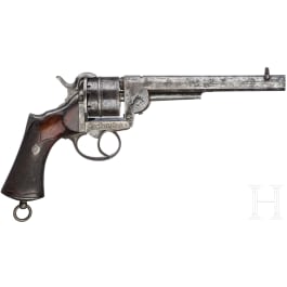 Stiftfeuerrevolver, Loron Br&eacute;v&eacute;t&eacute;, Belgien, um 1860