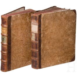 Christian Friedrich Schwan (1733 - 1815), "Abbildungen der vorz&uuml;glichsten Geistlichen-Orden in ihren gew&ouml;hnlichsten Ordenskleidungen", nahezu komplette zweib&auml;ndige Ausgabe, Mannheim, 1791
