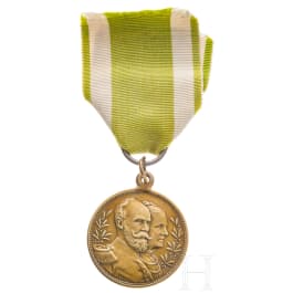 Herzog Friedrich I. von Anhalt - Erinnerungsmedaille zum 25. Regierungsjubil&auml;um 1896