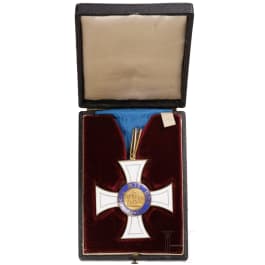 Aus bayerischem Adelsbesitz - Kreuz 2. Klasse des preu&szlig;ischen k&ouml;niglichen Kronen-Ordens im Etui