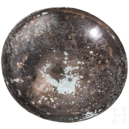 Sogdische Silberschale mit floralem Ritzdekor, 7. - 8. Jhdt.