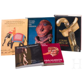 F&uuml;nf B&uuml;cher &uuml;ber asiatische/afrikanische Kunst, DE/EN