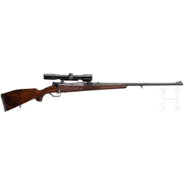 A repeating rifle, Marholdt, with Zeiss scope
