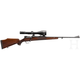 A Mauser 66 repeating rifle, with Zeiss scope