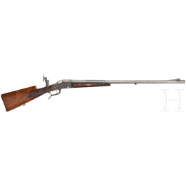 A single shot target rifle, unsigned