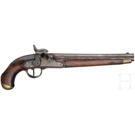 A Hanoverian rifled M 1818/43 "Kolbenpistole"
