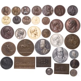 Sammlung 32 internationale Medaillen, 17. - 20. Jhdt.