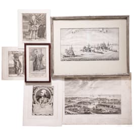Sammlung Originalstiche, haupts&auml;chlich Malteserorden, 17. - 18. Jhdt.