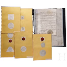 Sammlung Papiersiegel und Originalmanuskripte des Malteserordens, 16. - 18. Jhdt.