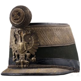 Tschako f&uuml;r Subalternoffiziere der k.u.k. Infanterie