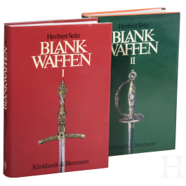 Zwei B&uuml;cher zu Blankwaffen (Teil 1 und 2), 2. H&auml;lfte 20. Jhdt.