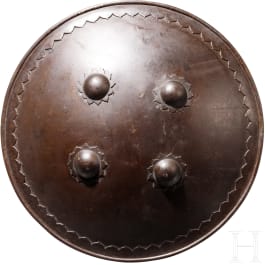 Eiserner Rundschild (Sipar), Indien, 19. Jhdt.