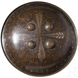 Rundschild (Sipar), Lahore, Nordindien, 2. H&auml;lfte 19. Jhdt.