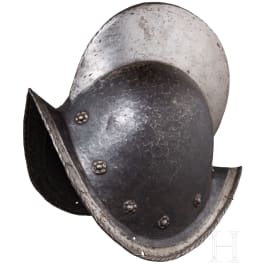 Schwarz-wei&szlig;er Morion, N&uuml;rnberg, um 1580