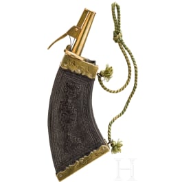 Pulverhorn, deutsch, um 1620