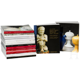 20 Auktionskataloge zu asiatischer Kunst, Christie's London, South Kensington, Hong Kong, New York, 2014 - 2017