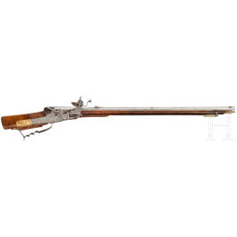 Jagdliche Radschlossb&uuml;chse, s&uuml;ddeutsch, um 1700/1710