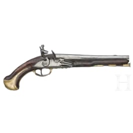 Steinschlosspistole, Symeon & Sauvade, St. Etienne (F), um 1759