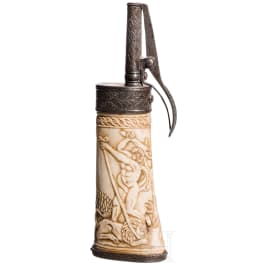 Z&uuml;ndkrautflasche im Stil der Renaissance, Historismus, deutsch, 19. Jhdt.