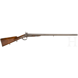 A pinfire side by side shotgun by Loos & Sohn