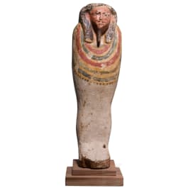 A wooden sculpture of Ptah-Sokar-Osiris, Late Period to Ptolemaic, mid-3rd of the 1st millennium to 1st century B.C.