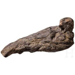 An ancient Egyptian falcon mummy, Late Period, mid-1st century B.C.
