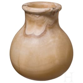 An Egypt alabaster vase, Middle Kingdom, ca. 2000 BC
