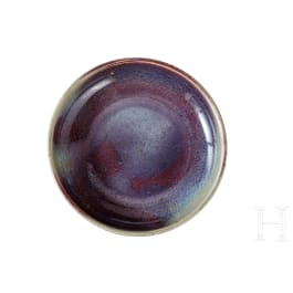 A purple-splashed Jun bowl, probably Northern Song or Jin Dynasty (12th century)