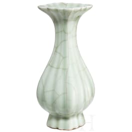 A small Chinese Longquan vase with Chenghua mark, probably Ming dynasty (1368&ndash;1644), 15th/16th century