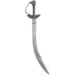 A Greek kilic with silver hilt, 1st half of the 19th century