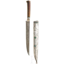 A Turkestani or Afghan bicak knife, late 19th century