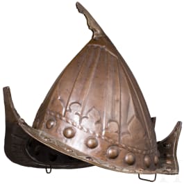A Philippine Moro helmet, 19th century