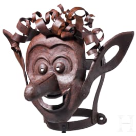 A mask of shame with long nose, German historicism