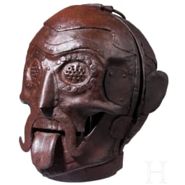 A skull-shaped mask of shame, German historicism