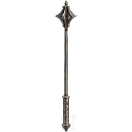 A mace in late Gothic style, historicism, circa 1900