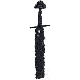 A German Carolingian or Ottonic sword fragment, 9th/10th century